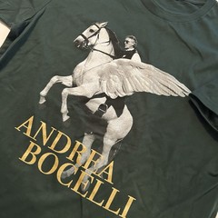 Andrea Bocelli Pegasus 30th Anniversary T-Shirt Size Large