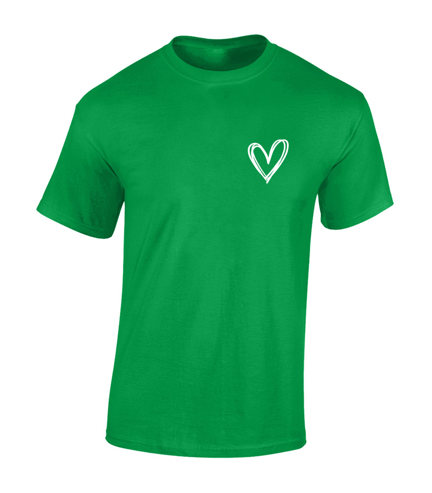 Hand Drawn Heart Cute Fashion Summer Love Design Fun Unisex T-Shirt