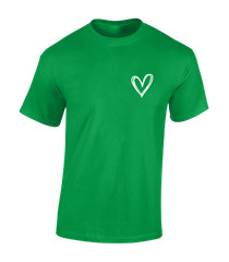 Hand Drawn Heart Cute Fashion Summer Love Design Fun Unisex T-Shirt