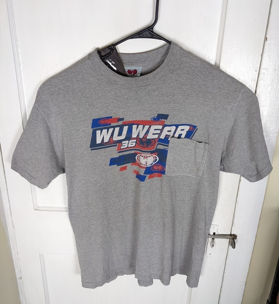 Vintage 90s Wutang 36 Chambers Graphic Tshirt Wuwear XL Rap Hip-Hop Retro Logo