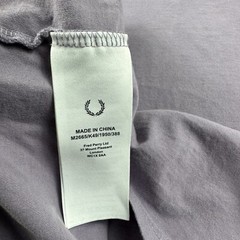 Fred Perry Light Purple Cotton Iconic Graphic T Shirt Size Men’s Small