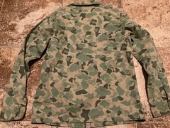 RECOLOURED ARMY SCOTCH & SODA TWILL CAMO BUTTON UP LONG SLEEVE ( MENS L ) AS IS