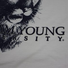Vintage Brigham Young Cougars BYU T Shirt Mens Large USA Made Tee NCAA College