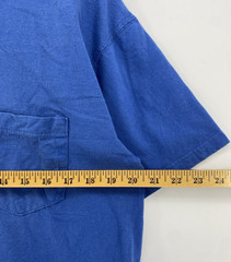 Vintage 90s Russell Athletic Pro Cotton Front Pocket Shirt Men’s M Blue