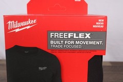 Milwaukee FREEFLEX Hybrid Tee Short Sleeve Shirt Black Medium 603B-Medium New