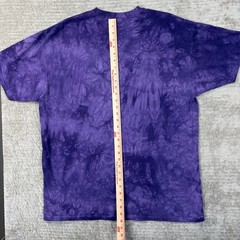 The Mountain 2003 David Penfound Wolf Spirit Tie Dye T-Shirt Purple 2XL Vintage