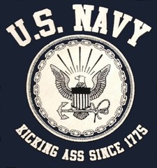 US Navy Golf Shirt Kicking Ass SInce 1775 Submarine Surface t-shirt Blue Polo
