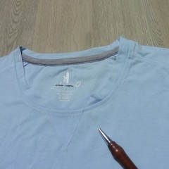JOHNNIE O Mens M MEDIUM THE COURSE T SHIRT PERFORMANCE GOLF TEE KONA BLUE AQUA