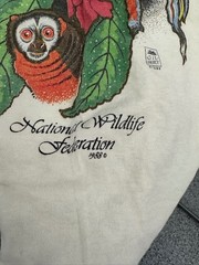 Vintage 1988 National Wildlife Federation Rainforests T-Shirt Nature Graphic Tee