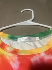 Tie Dye T Shirt Mens Large Rainbow Spiral Festival Hippie Graphic Tee