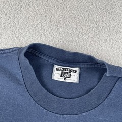 Vintage NYPD New York City Large Lee Total Cotton Shirt Made In USA Blue 90s Y2K