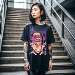 Geto T-shirt Jujutsu Kaisen Suguru Gojo Satoru JJK Girl Horror Anime All Size078