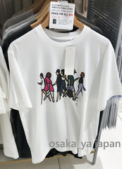 UNIQLO PEACE FOR ALL Julian Opie 100% cotton XS-4XL Unisex New Japan 471336