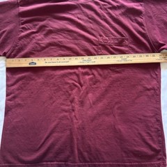 Dockers Mens Tee Large Maroon 100% cotton Short Sleeves