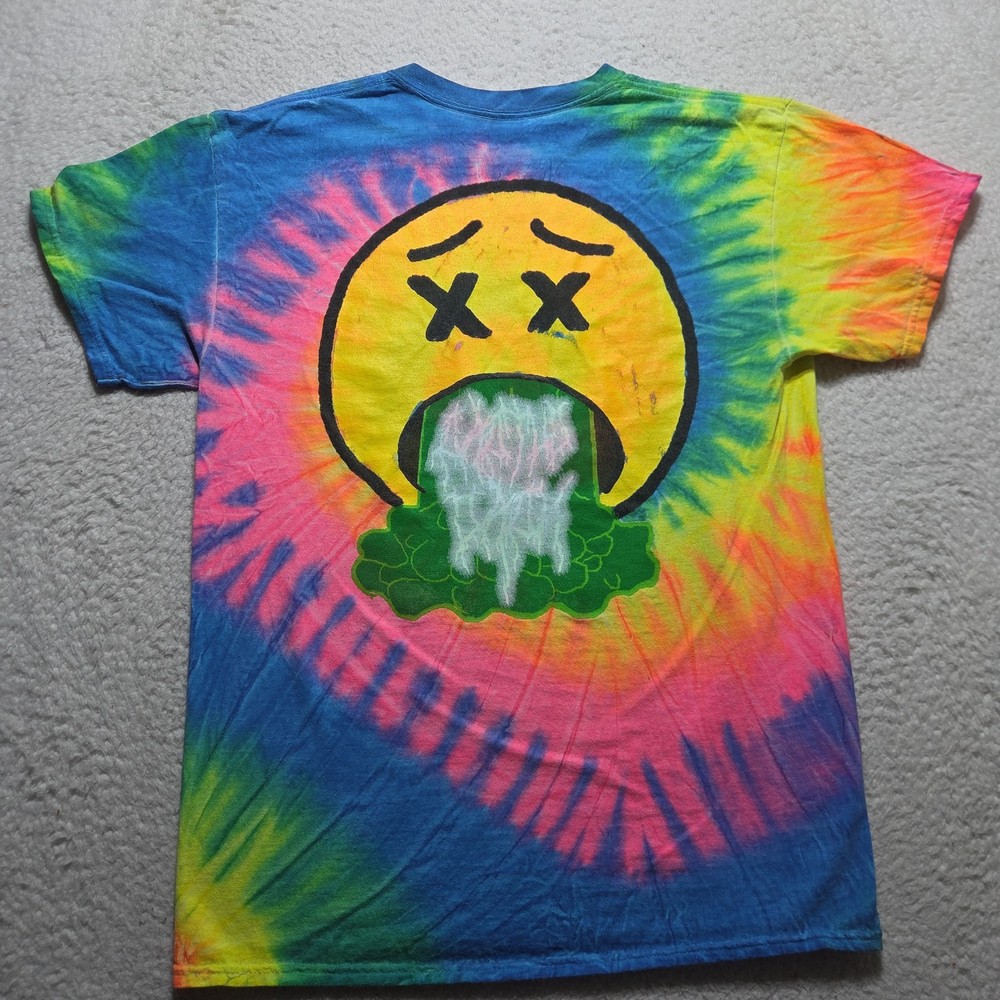 Travis Scott Astroworld Sicko Tie Dye T-Shirt Cactus Jack Official Merch Large