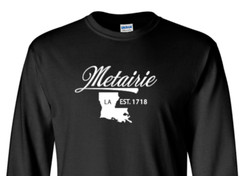 Metairie Louisiana T-Shirt Long Sleeve Graphic tee