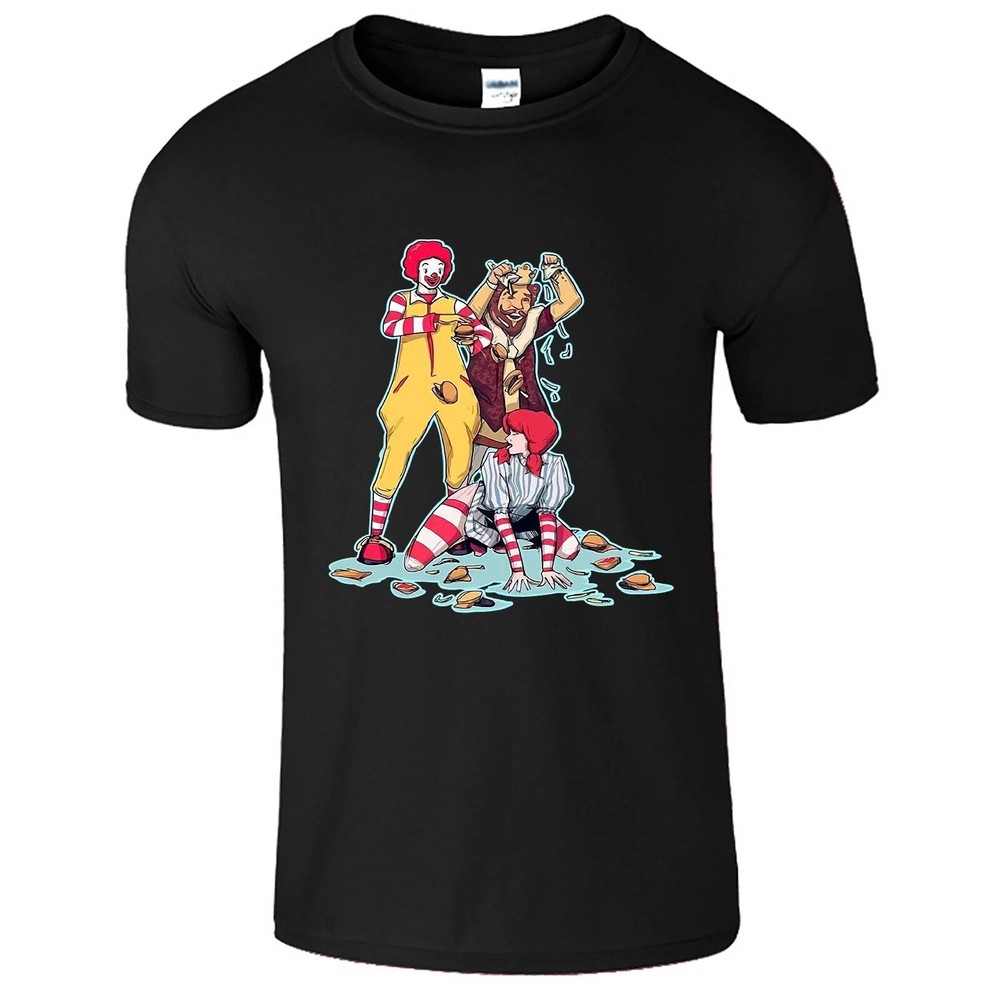 Fast Food Funny Mens T-Shirt Club Parody High Quality USA New Gift Tee Shirt !!!