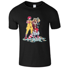 Fast Food Funny Mens T-Shirt Club Parody High Quality USA New Gift Tee Shirt !!!