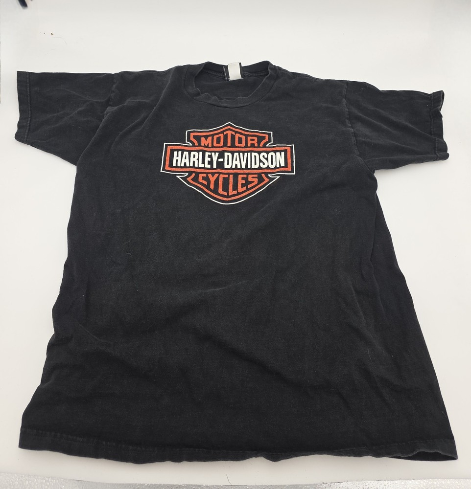 HARLEY DAVIDSON Shirt Mens XL Black New Orleans French Quarter Mardi Gras 2003