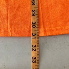 Gildan T-Shirt Men’s 3XL Bright Orange New Graphic Print Long Sleeve