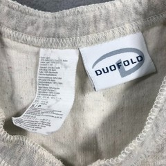 Vintage Duofold Union Suit Men’s Small Gray 2-Layer Base Layer Button Up Wool