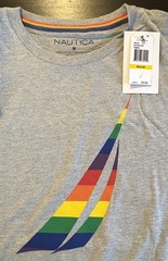 Nautica Pride Men’s Medium T-Shirt – New with Tags – Mint – Free Shipping