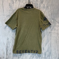 Buffalo David Bitton Men’s T Shirt Tee S Military Green Short Sleeve 100% Cotton
