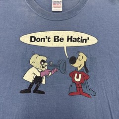 Vintage 2000s Underdog TV Cartoon Show Promo T-Shirt Retro Graphic Size L Y2K