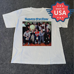 Saves The Day Band Through Being Cool Shirt Unisex Concert S-3XL