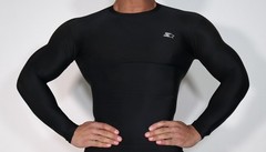 LONG SLEEVE BLACK COMPRESSION SHIRT MEN’S SIZE M