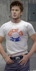 Tyler Durden Movie Accurate Sock It To Me Shirt 3XL MAX CADY XL USA Fight Club 1