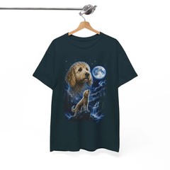 Maltipoo Howling To The Moon Funny Dog Lover Comfort Tee