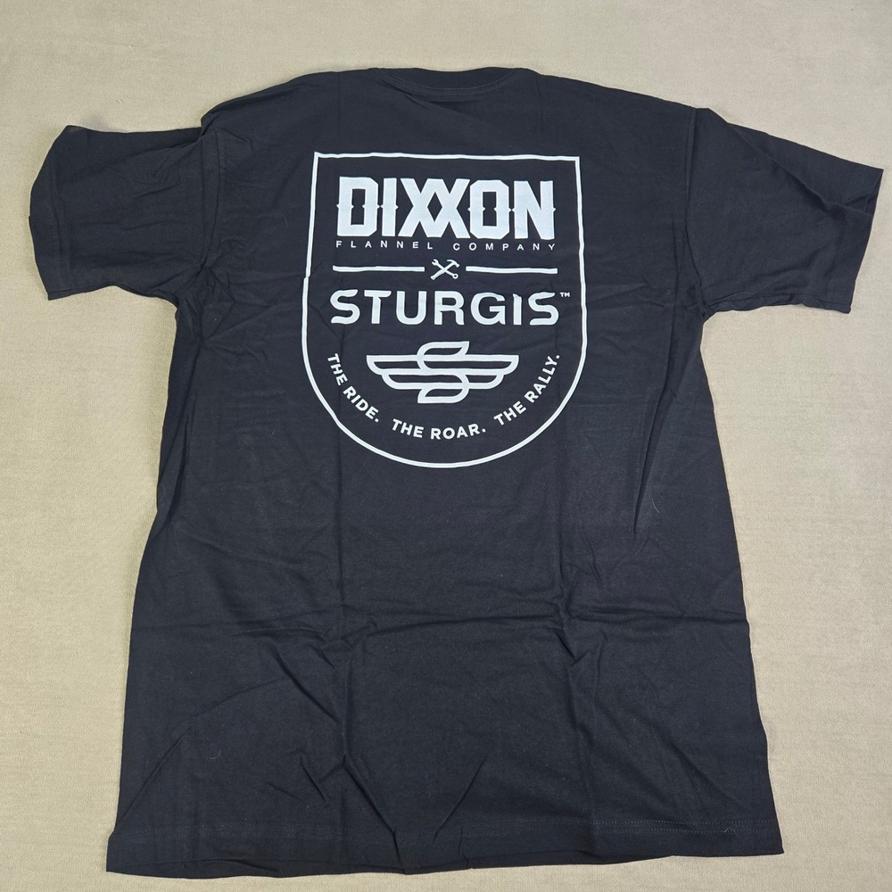 DIXXON Flannel Company Sturgis Rally Biker Motorcycle T Shirt Black Mens Size L