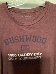 Large Men Travis Matthew 1980 Caddyshack Bushwood Caddy Golf retro t-shirt movie