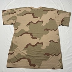 Vintage Camo T-Shirt Men’s Large Camouflage Outdoor Army Military Dad Serviceman