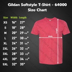 Gildan – Softstyle T-Shirt – 64000 (Pack Of 10) Bulk Plain Adult T-Shirt