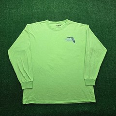 Reel Legends Tshirt Mens XL Green Long Sleeve Florida Fishing Snook Graphic Tee