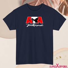 ATA Martial Arts Taekwondo Logo Mens T-Shirt Cotton Graphic Tee Made in USA S-5X