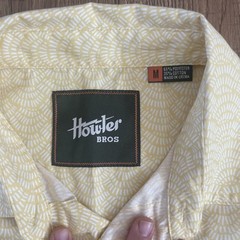 NWT HOWLER BROS Arkansas Tarpon scale print Yellow short sleeve shirt – m – $70