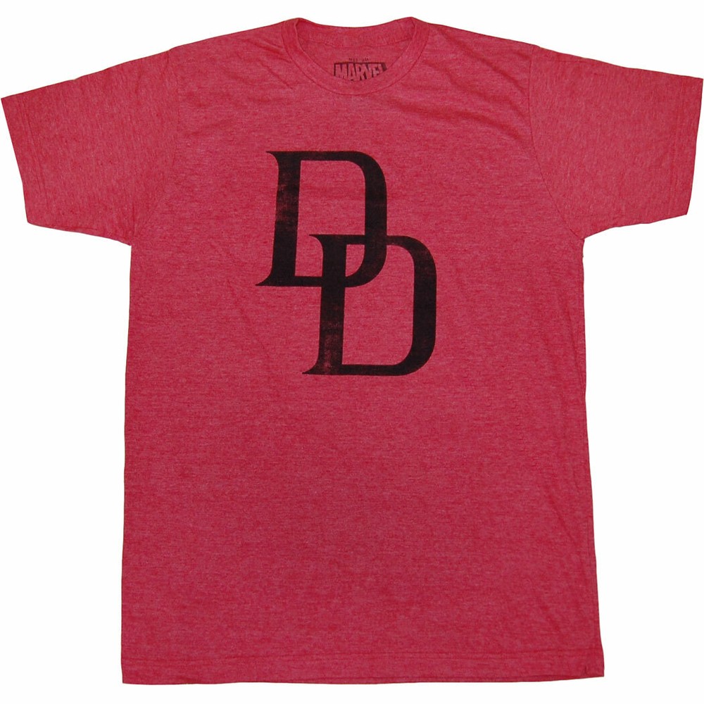 Official Daredevil Distressed DD Logo T-Shirt