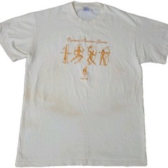 Vintage Atlanta 1996 Olympics T Shirt Mens M White Hanes Single Stitch