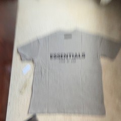 Essentials Fear of God Logo Crew Neck Short Sleeve Gray T-Shirt Men’s S