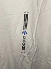 Adidas Orignals T-Shirt Mens S White Regular Fit Short Sleeve Crew Neck Pullover