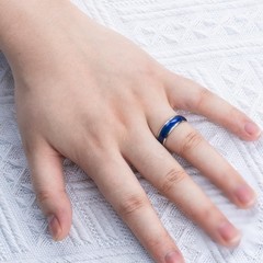 Mood Ring for Teens – 6mm Stainless Steel Temperature Sensative Color Changin…