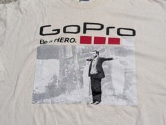 Vintage Gopro Graphic T Shirt Tech 100% Cotton Size Large