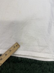 Champion Men’s Medium White Short Sleeve Crew Neck T-Shirt Big Logo Tee