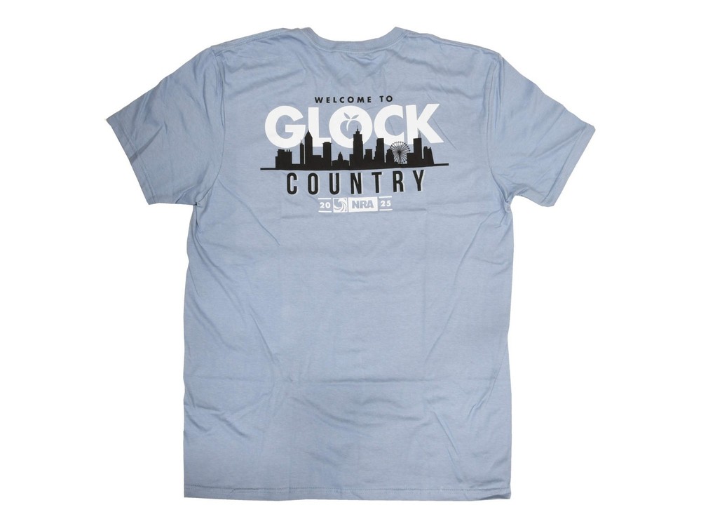 Glock OEM GLOCK APPAREL/SHIRT GLOCK NRA ATLANTA T-Shirt Large or XL Blue Grey
