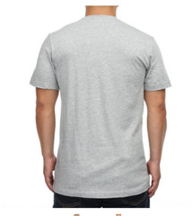 ADIDAS Vintage Trefoil Logo HEATHER GREY Regular Fit Short Sleeve T-shirt NWT