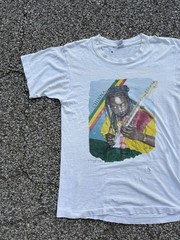 Beautifully 1990s distressed chinna reggae concert shirt