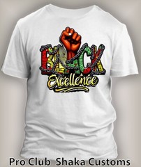 Black Excellence Mens Tee Shirt Graphic Big Tall Sm Black History Junteenth T
